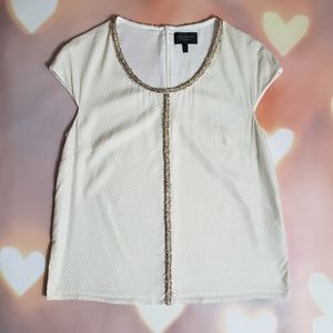 St. John Couture | Polka Dot Top | Small